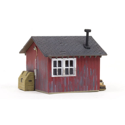 Woodland Scenics HO Scale  Work Shed Built and Ready