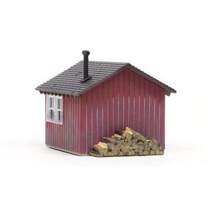 Woodland Scenics HO Scale  Work Shed Built and Ready