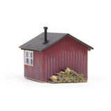 Woodland Scenics HO Scale  Work Shed Built and Ready