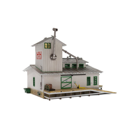 Woodland Scenics HO Scale  H&H Feed Mill Built and Ready