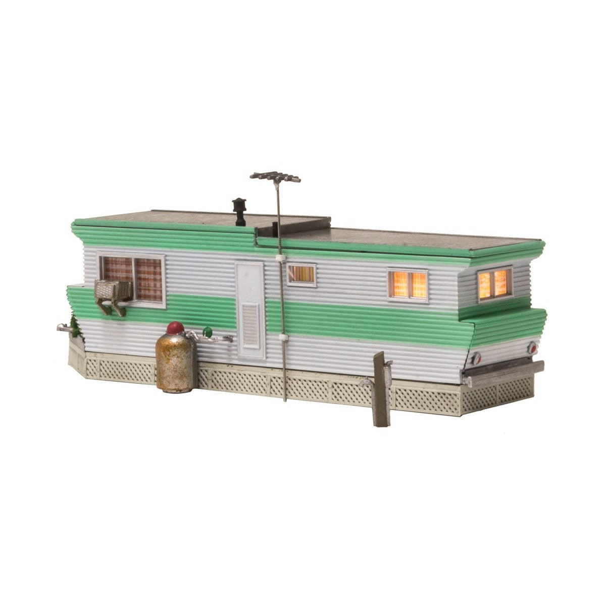 Woodland Scenics HO Scale  Grillin’ & Chillin’ Trailer Built and Ready