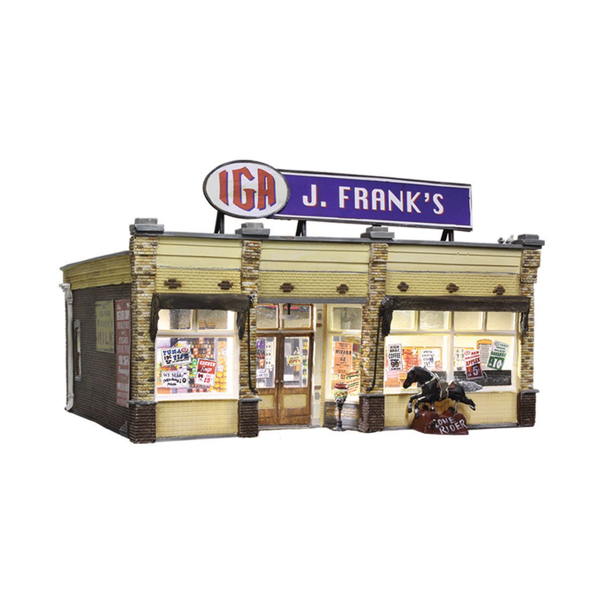 Woodland Scenics O Scale J. Frank’s Grocery Built and Ready