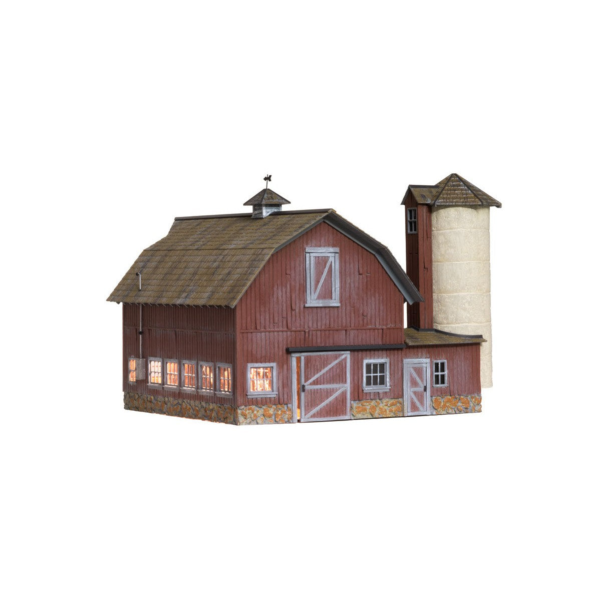 Woodland Scenics O Scale Old Weathered Barn Built and Ready