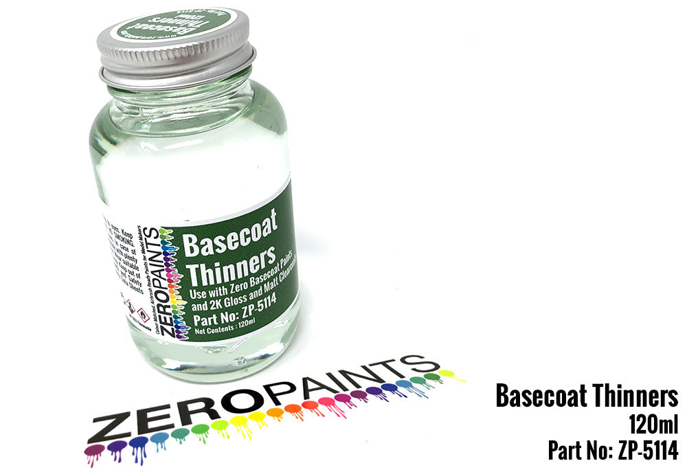 Zero Paints Basecoat Thinners - 100ml | Fusion Scale Hobbies