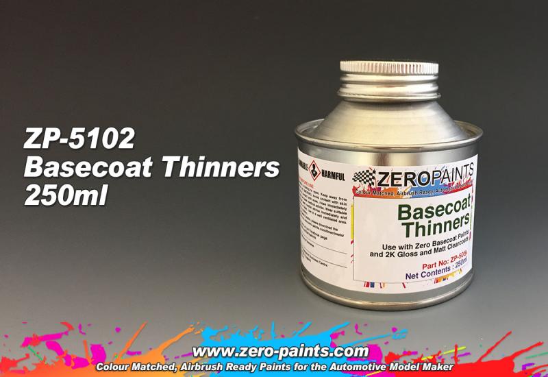 Zero Paints Basecoat Thinners - 250ml | Fusion Scale Hobbies