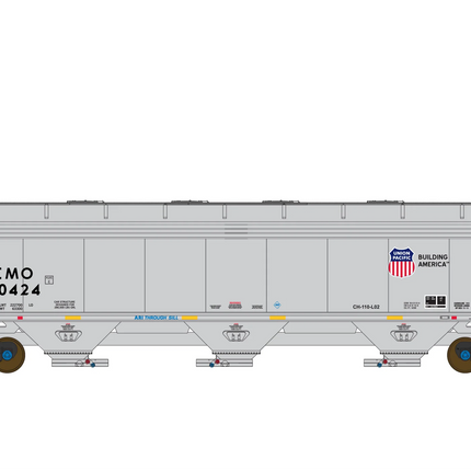 Class One Model Works HO Scale CMO Chicago, St. Paul, Minneapolis, and Omaha ARI 5200 Hopper