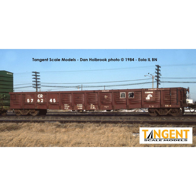 Tangent Conrail (CR) "G43A Repaint 1980" Mill Gondola #576078