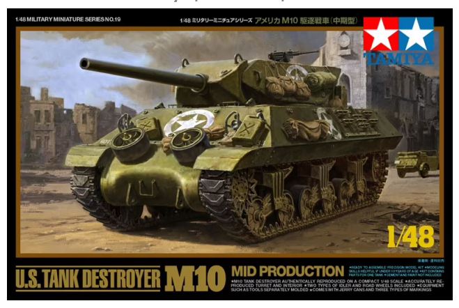 Tamiya 32519 1/48 U.S. M10 Mid Production