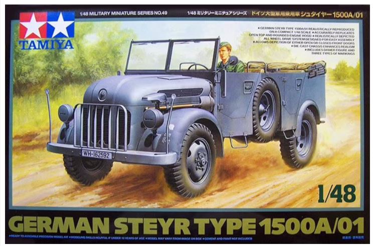 Tamiya 32549 1/48 GERMAN STEYR TYPE 1500A/01