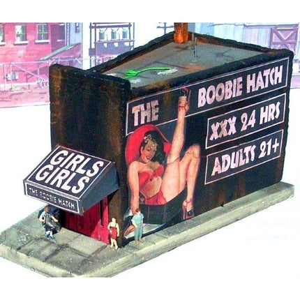 Downtown Deco HO Scale The Boobie Hatch Strip Club DD1063