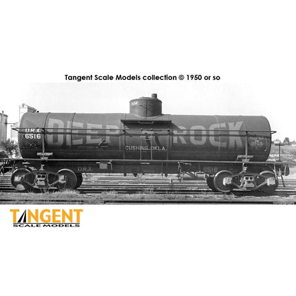 Tangent DRX "Deep Rock Cushing OK" 1940+ GATC 1917-design 8000 Gallon Tank Car #6528