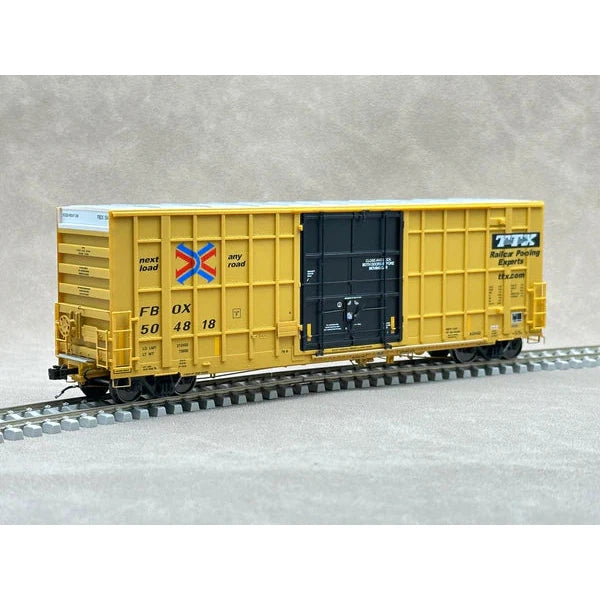 Aurora Miniatures HO Scale Gunderson / Greenbrier 6276 cf 50′ Plate F Boxcar - FBOX (2004 ver.) 504801