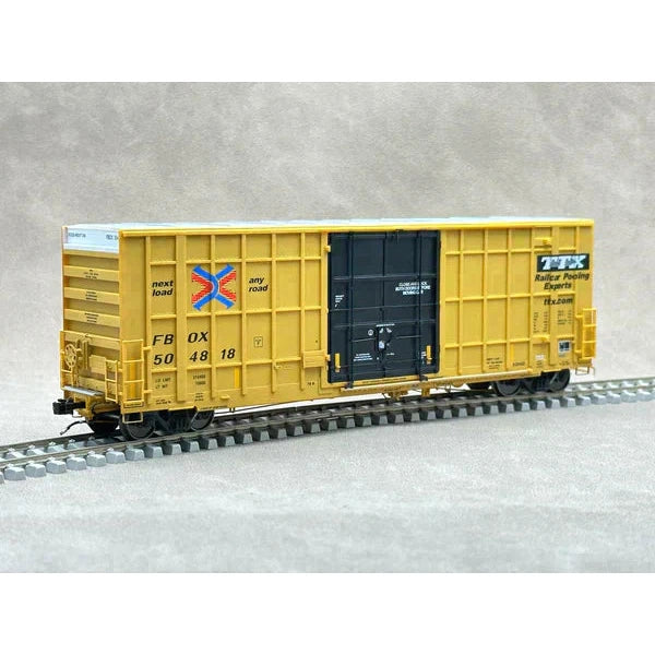 Aurora Miniatures HO Scale Gunderson / Greenbrier 6276 cf 50′ Plate F Boxcar - FBOX (2004 ver.) 504944