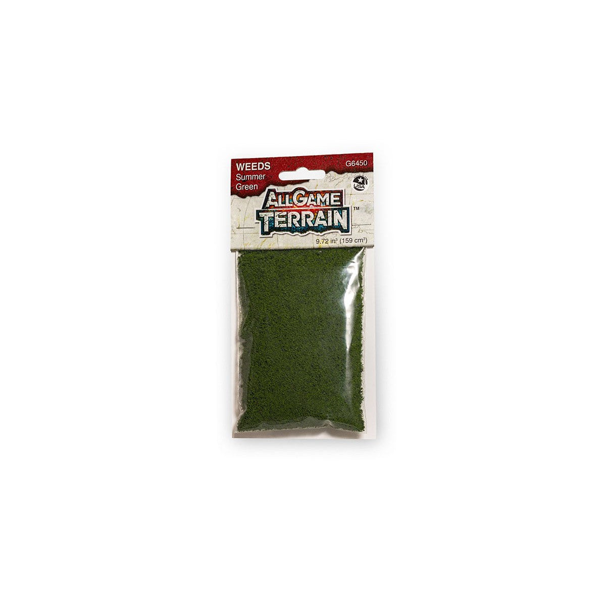 Summer Green Weeds - Summer Green Weeds are pre-blended and easy to apply on your miniature base or gaming board