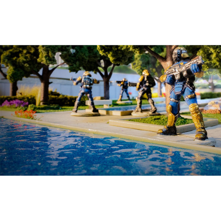 Realistic Water - Realistic Water&trade; easily pours on your terrain feature, miniature base or gaming mat