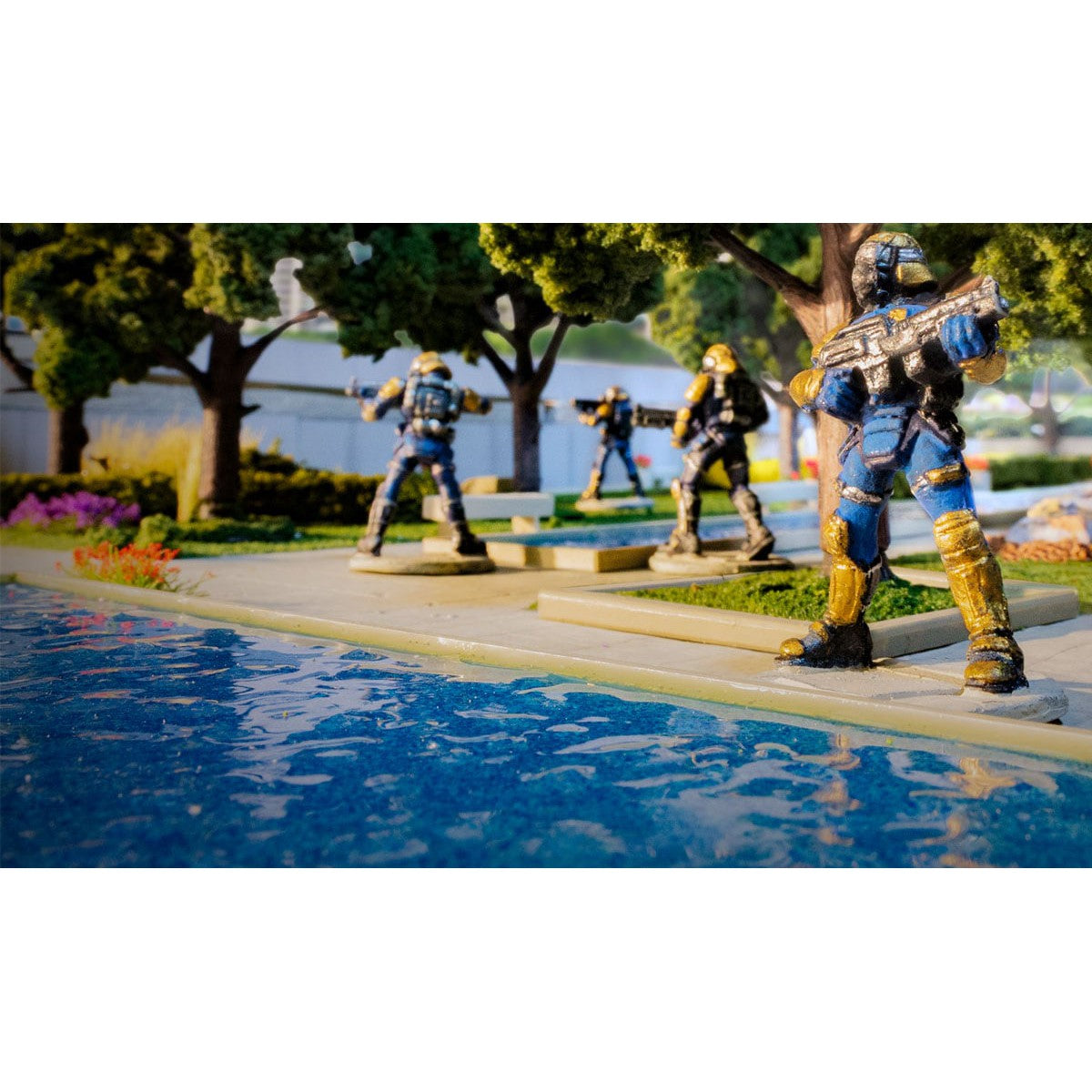 Realistic Water - Realistic Water&trade; easily pours on your terrain feature, miniature base or gaming mat