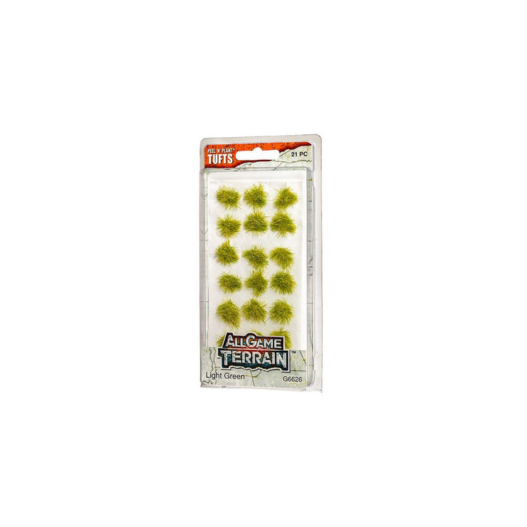 Light Green Grass Tufts - Light Green Grass Tufts are designed to represent wild patches of grass on your miniature base, terrain feature or gaming board