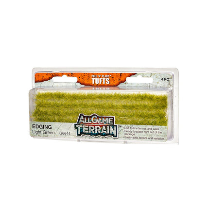 Edging - Light Green - Light Green Edging is designed to add texture and realism to your terrain feature, miniature base or gaming board