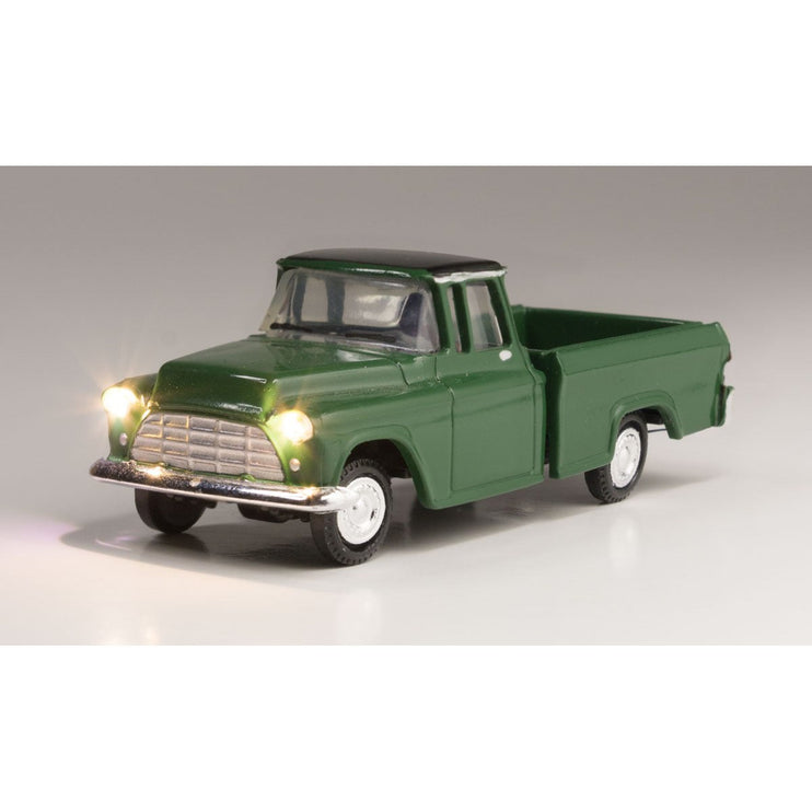 Woodland Scenics HO Scale Green Pickup Just Plug Vehicle