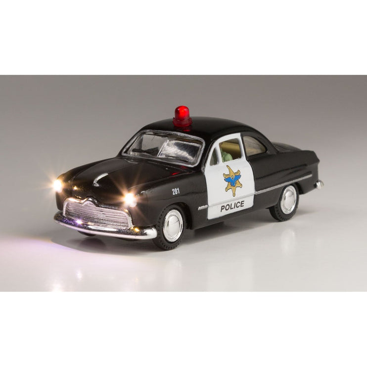 Woodland Scenics HO Scale Police Car Just Plug Vehicle