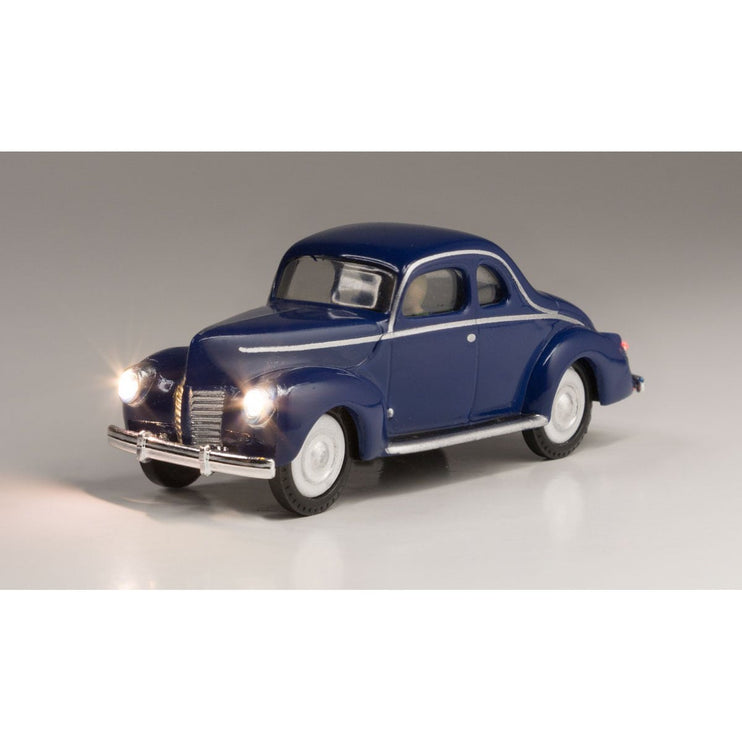 Woodland Scenics HO Scale Blue Coupe Just Plug Vehicle