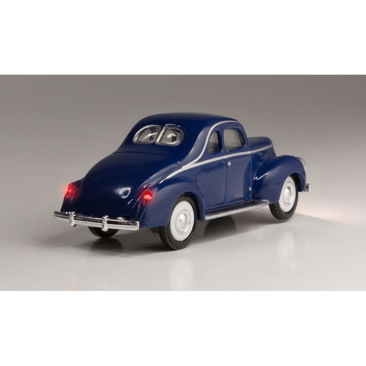 Woodland Scenics HO Scale Blue Coupe Just Plug Vehicle