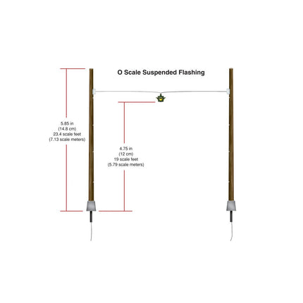 Woodland Scenics O Scale Suspended Flashing Lights