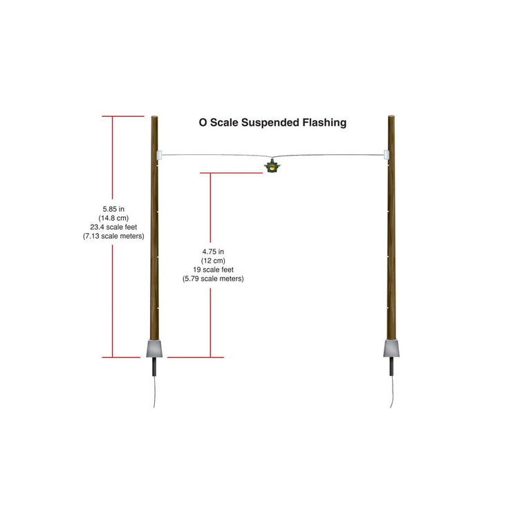 Woodland Scenics O Scale Suspended Flashing Lights