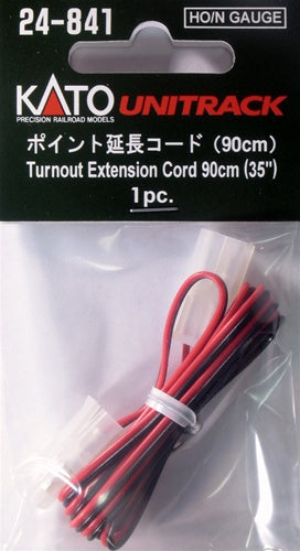 Kato N Scale Unitrack Turnout Extension Cord 35"