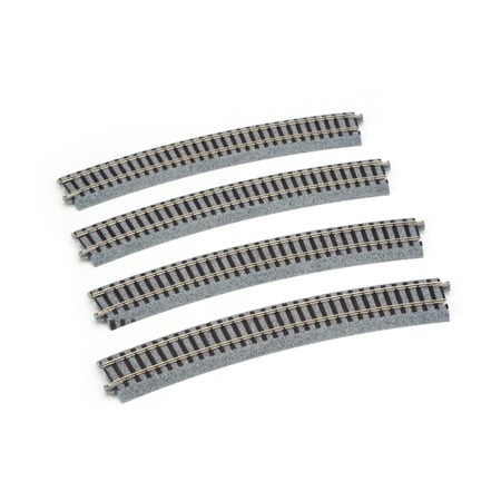 Kato HO Scale Unitrack R610-22.5 Curve Track 4 Pack