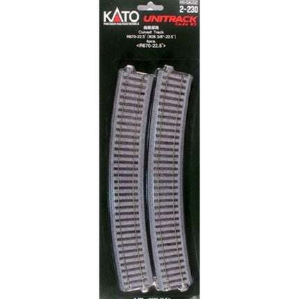 Kato HO Scale Unitrack R670-22.5 Curve Track 4 Pack