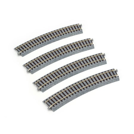 Kato HO Scale Unitrack R490-22.5 Curve Track/4pc