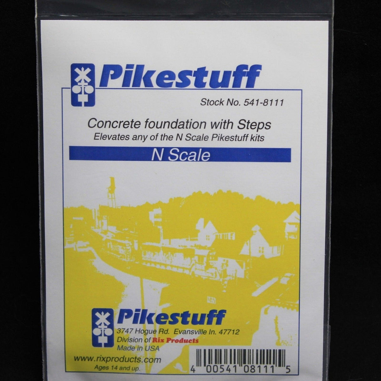 Pikestuff N Scale Concrete Foundation w/Steps
