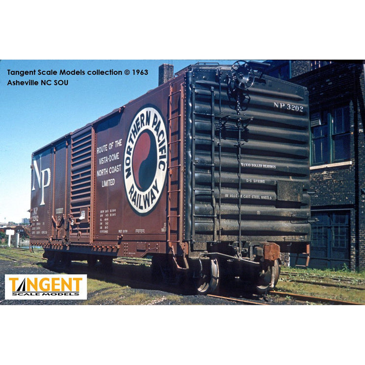 Tangent Northern Pacific (NP) “Original 12-59” 40′ PS-1 Combination Door Boxcar #3241