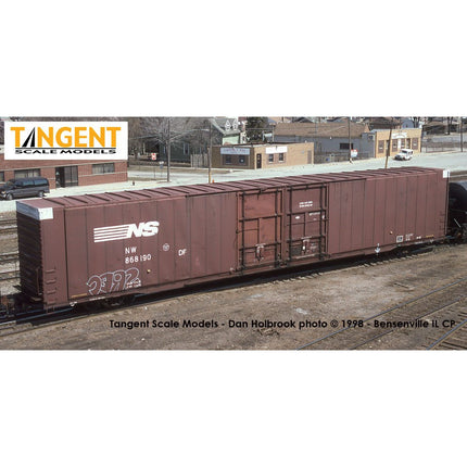 Tangent NS (NW) B20 Repaint 1989+ Greenville 86′ Double Plug Door Box Car #868172