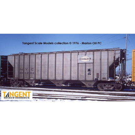 Tangent New York Central (NYC) 946H "Delivery Gray 1-1965" General American 4700 Covered Hopper System #886209