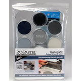 PanPastel 30702 7-Colors Weathering Kit Greys Grime  And Soot Mix