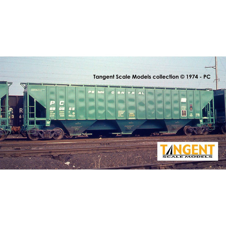 Tangent Penn Central (PC) “Original 2-1974” PS4750 Covered Hopper #890507