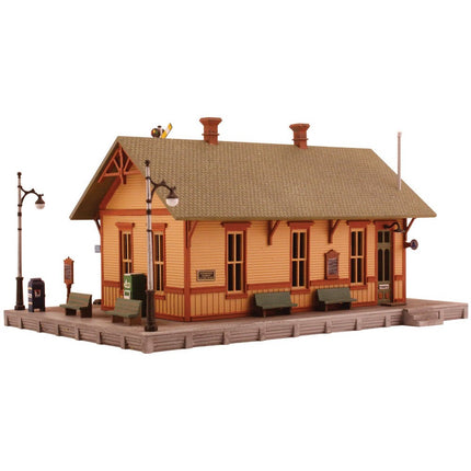 Woodland Scenics N Scale Pre-Fab Woodland Station Kit DPM Kit