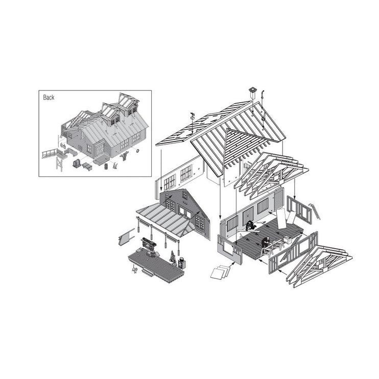 Woodland Scenics O Scale Country Store Expansion DPM Kit