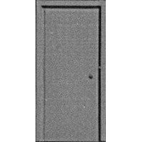 Pikestuff Doors (White Styrene)Solid Entryway Type w/No Windows pkg(3)