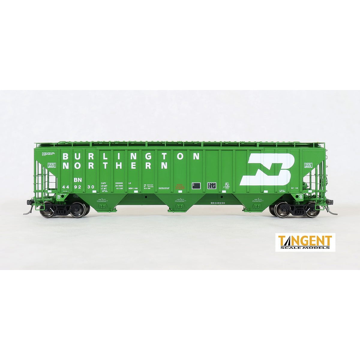 Tangent BN "Delivery Cascade Green 1-1980" PS4750 Covered Hopper #449275