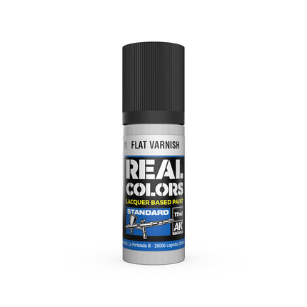 AK Interactive Real Colors Flat Varnish 17 ml.