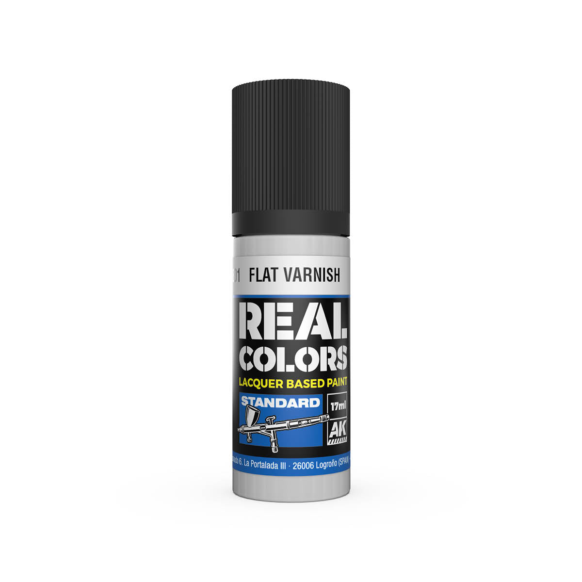 AK Interactive Real Colors Flat Varnish 17 ml.