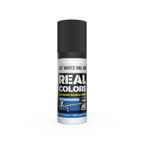 AK Interactive Real Colors Flat White RAL 9003 17 ml.