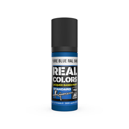 AK Interactive Real Colors Pure Blue RAL 5005 17 ml.