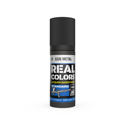 AK Interactive Real Colors Gun Metal 17 ml.