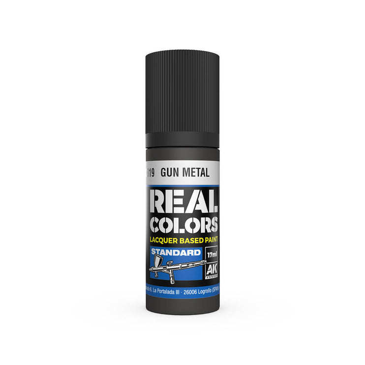 AK Interactive Real Colors Gun Metal 17 ml.