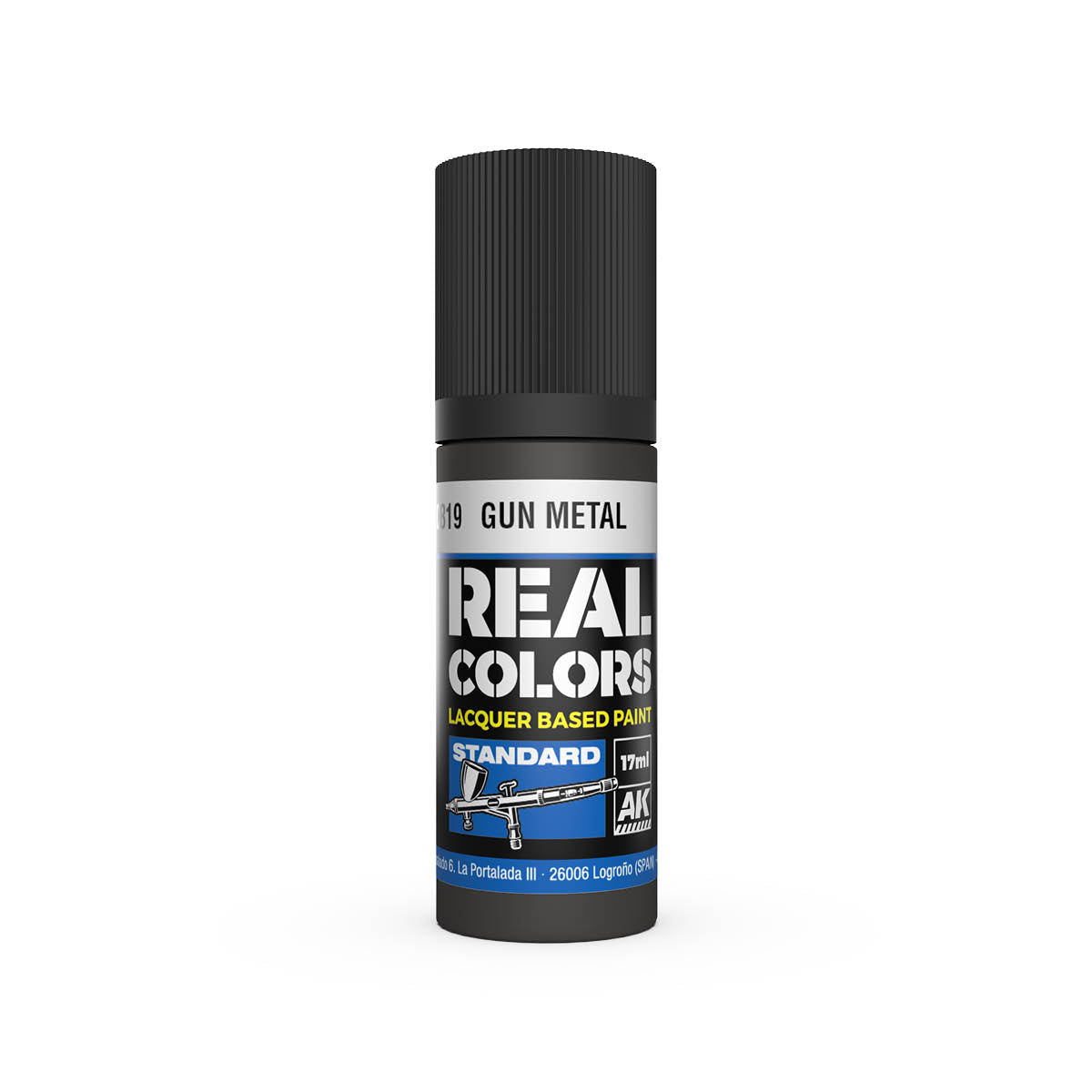 AK Interactive Real Colors Gun Metal 17 ml.