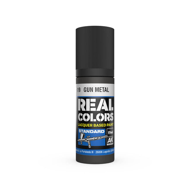 AK Interactive Real Colors Gun Metal 17 ml.